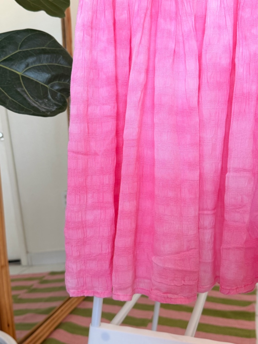 ASOS Pink Mini Dress with Smocked Waist - Picture 12 of 15